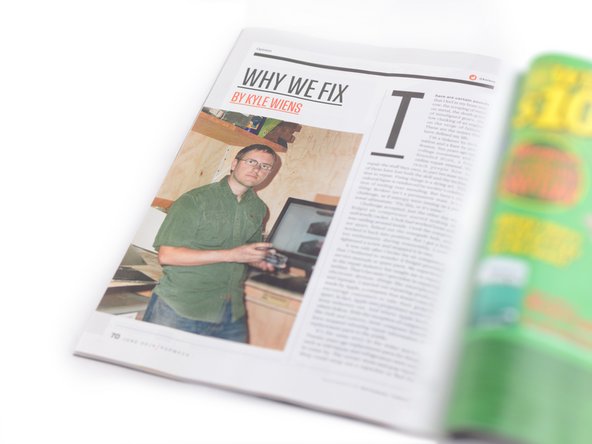 iFixit co-found Kyle Wiens in popular mechanics