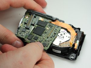 Installing Panasonic Lumix DMC-FX07 Back Panel Buttons