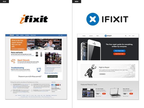 iFixit website redesign