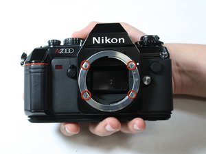 Installing Nikon N2000 (F301) Lens Mount