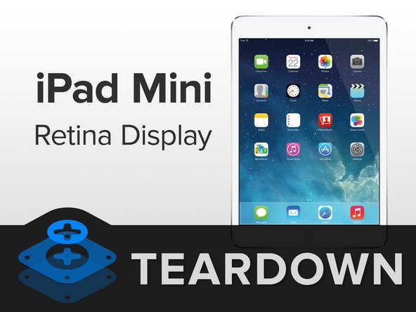 iPad Mini Retina Display teardown banner