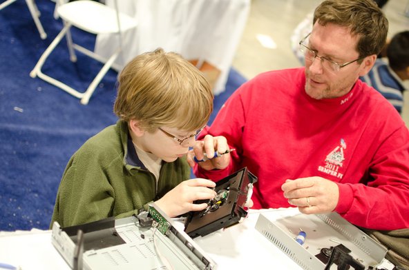 Father's Day repair with tools