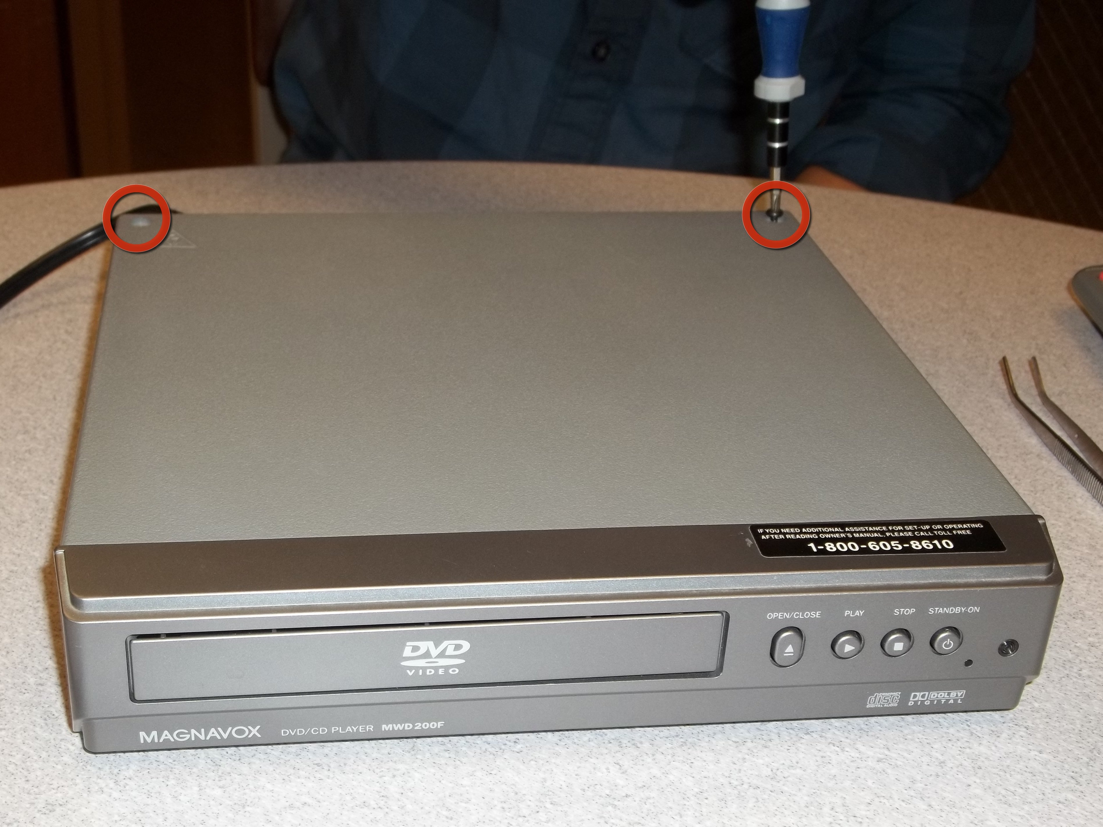 How to remove Magnavox MWD200F cover iFixit Repair Guide