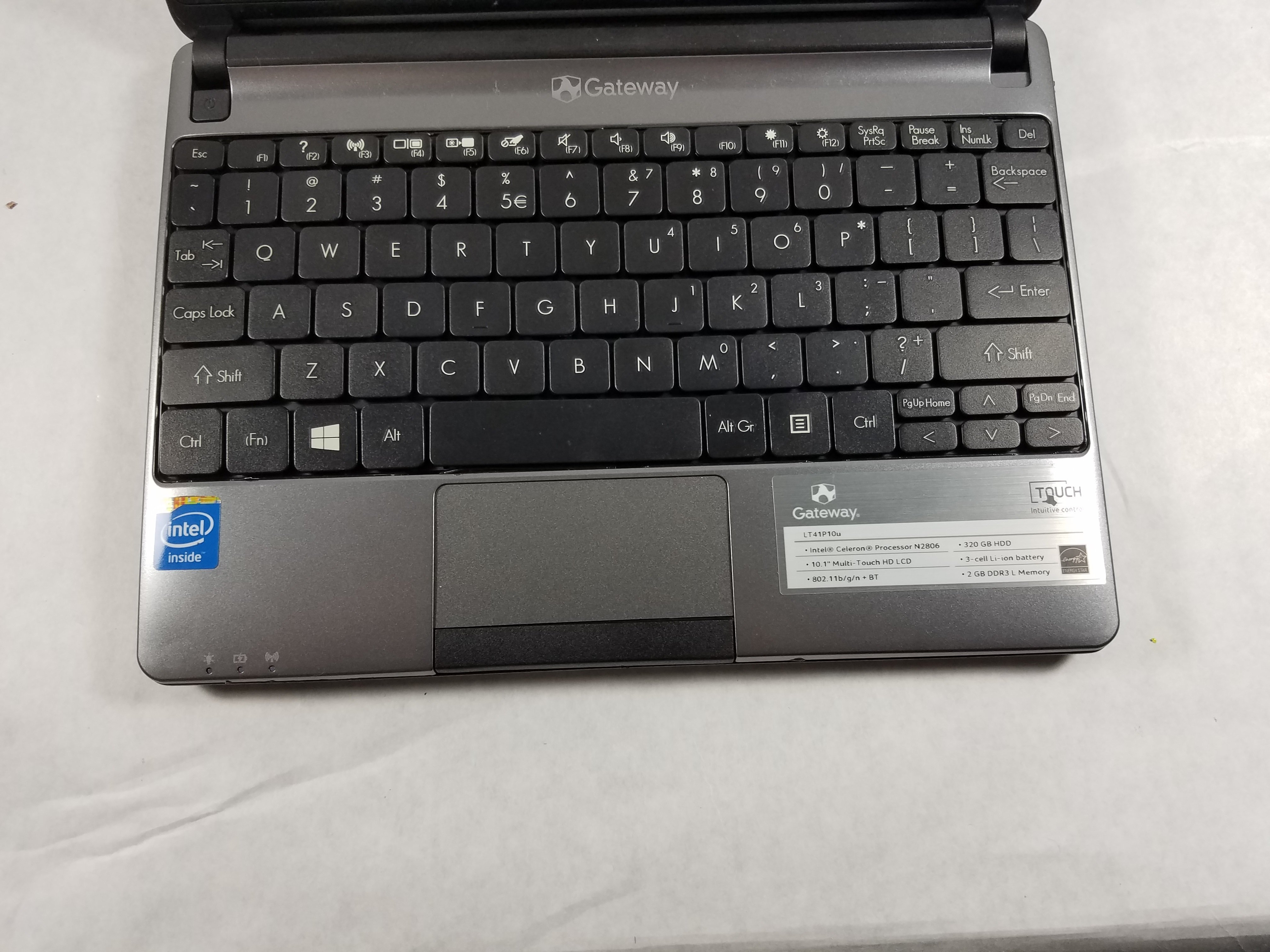 Gateway LT41P10u Keyboard Replacement iFixit Repair Guide