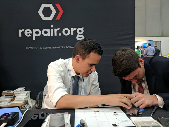 Right to repair booth at NCSL Legislative Summit