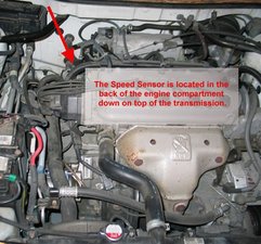 96 honda accord lx speed sensor