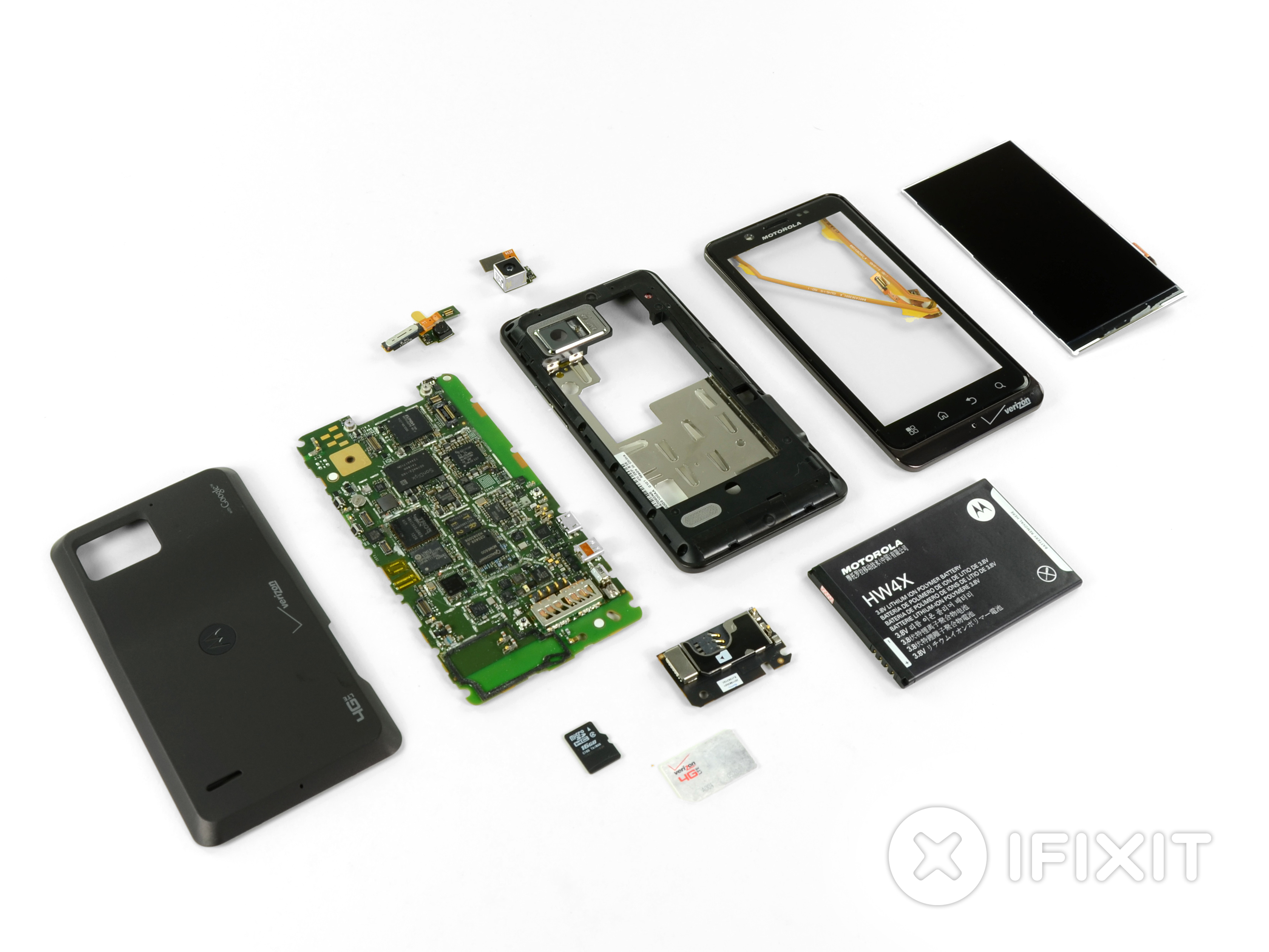 Motorola Droid Bionic Teardown - iFixit nook motherboard diagram 