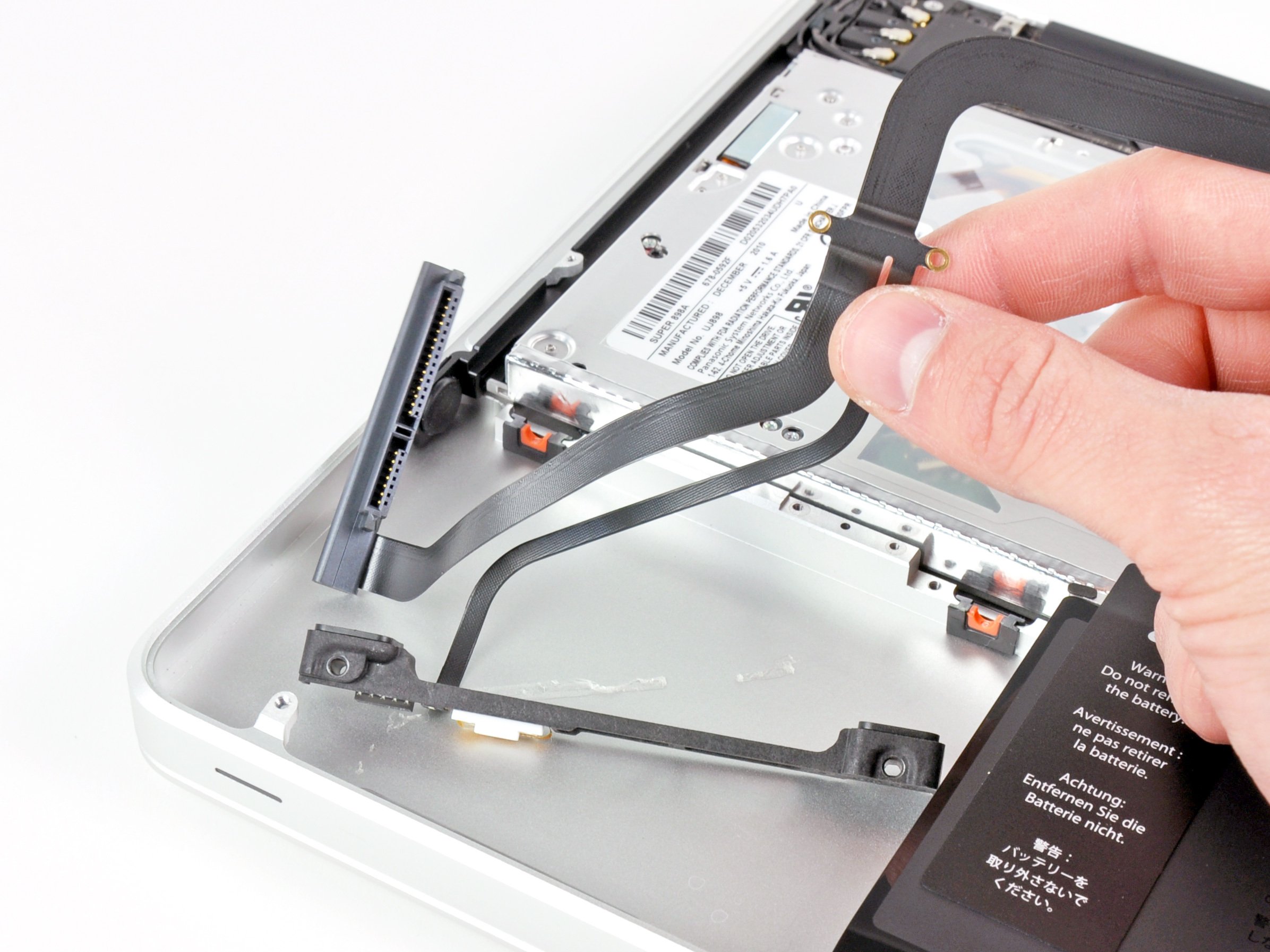 Macbook Pro 13 Unibody Mid 12 Hard Drive Cable Replacement Ifixit Repair Guide