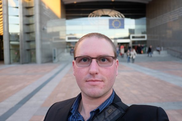 iFixit CEO Kyle Wiens at the European Parliament