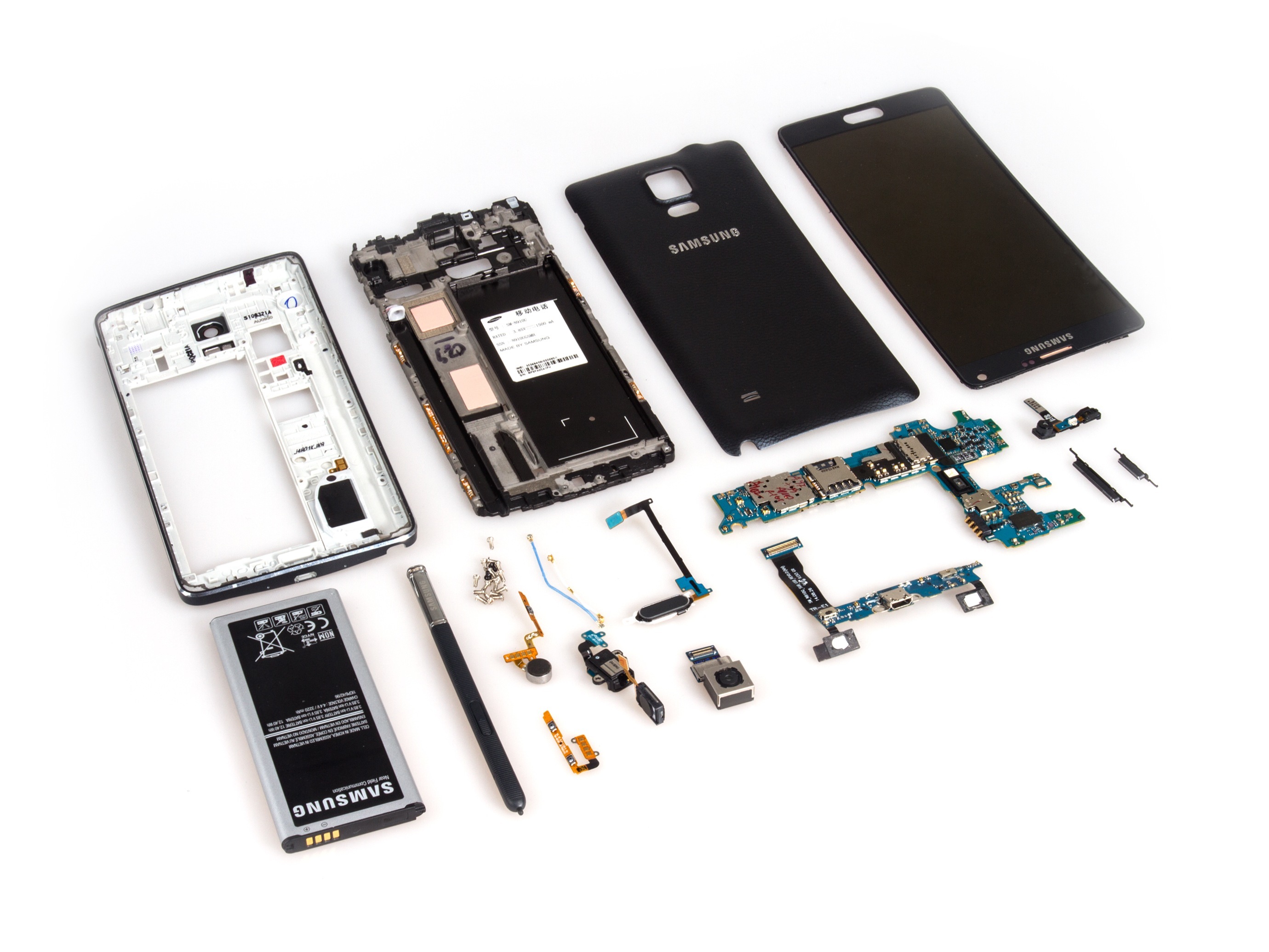 Galaxy note 4 disassembly