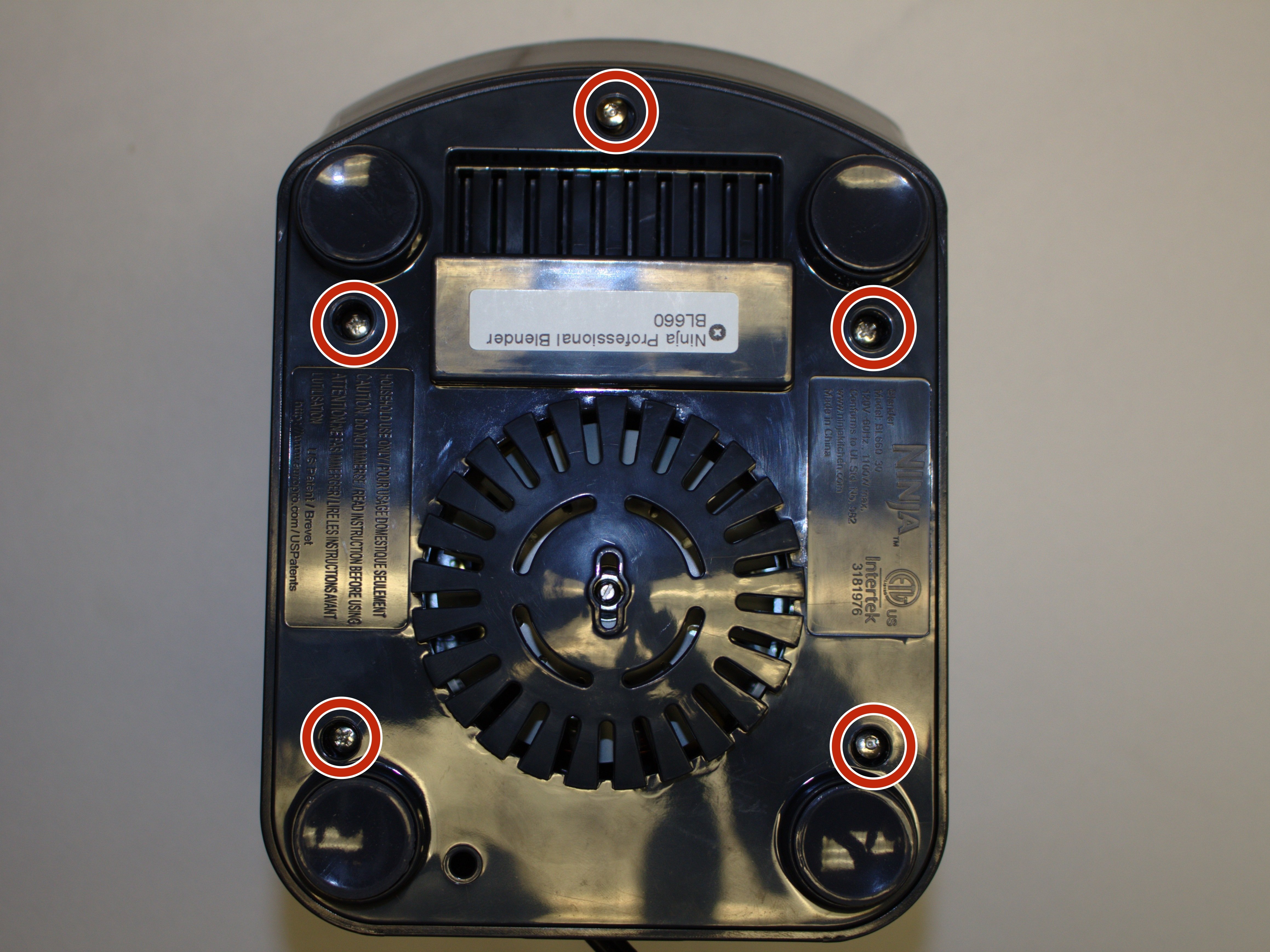 Ninja Professional Blender BL660 Blender Base Replacement iFixit