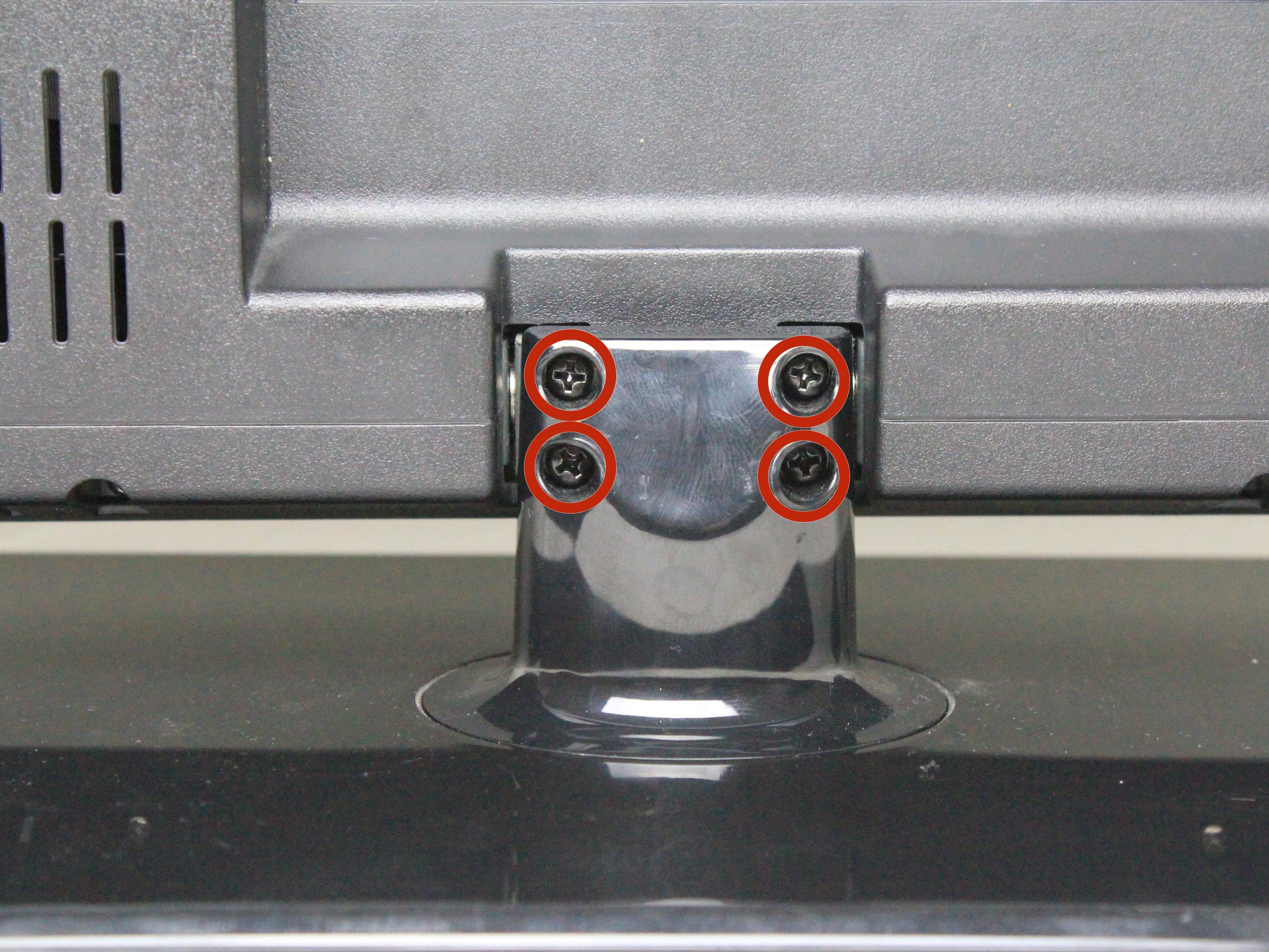 Disassembling RCA 22” DECK215R HDTV Stand and Back Panel iFixit