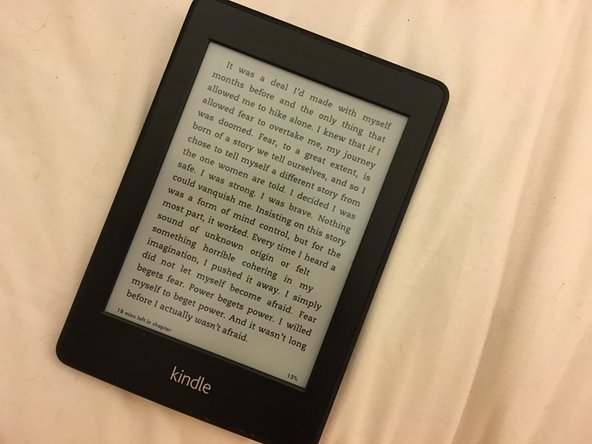 Repaired Kindle paperwhite