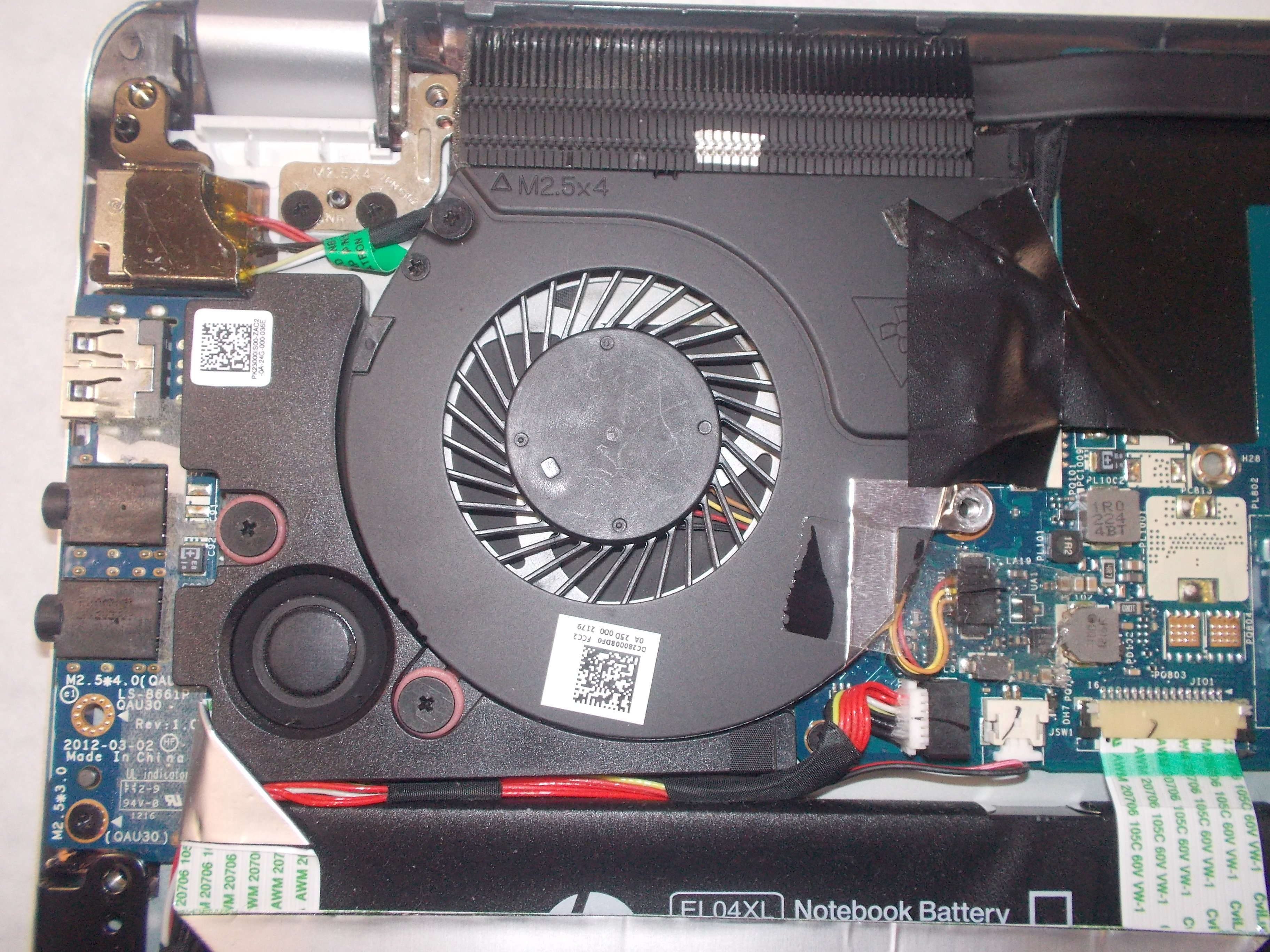 HP Envy Ultrabook 41015dx Cooling Fan Replacement iFixit Repair Guide