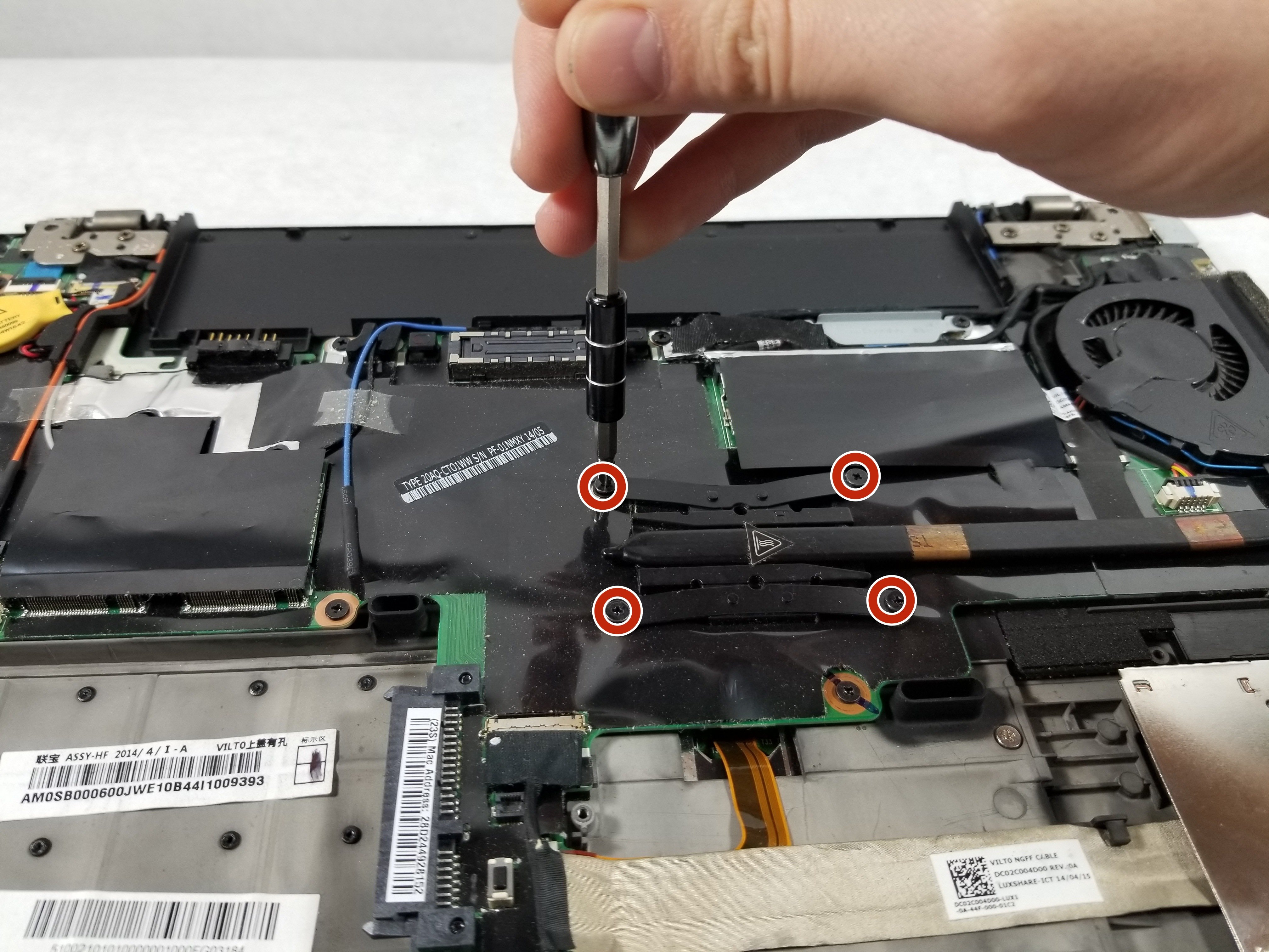 Lenovo Thinkpad T440s Fan Replacement iFixit Repair Guide