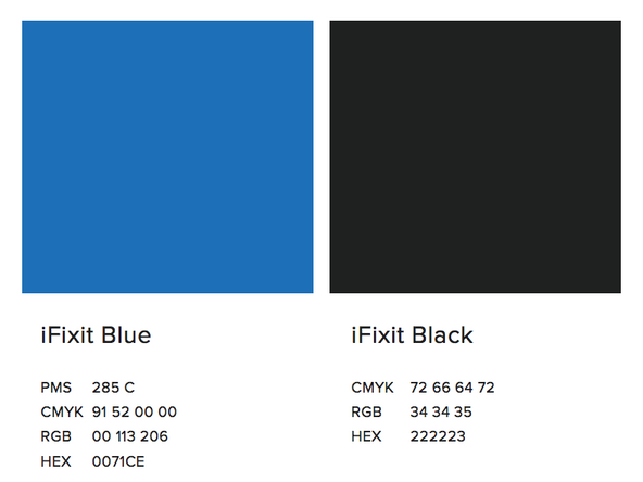 iFixit blue and black