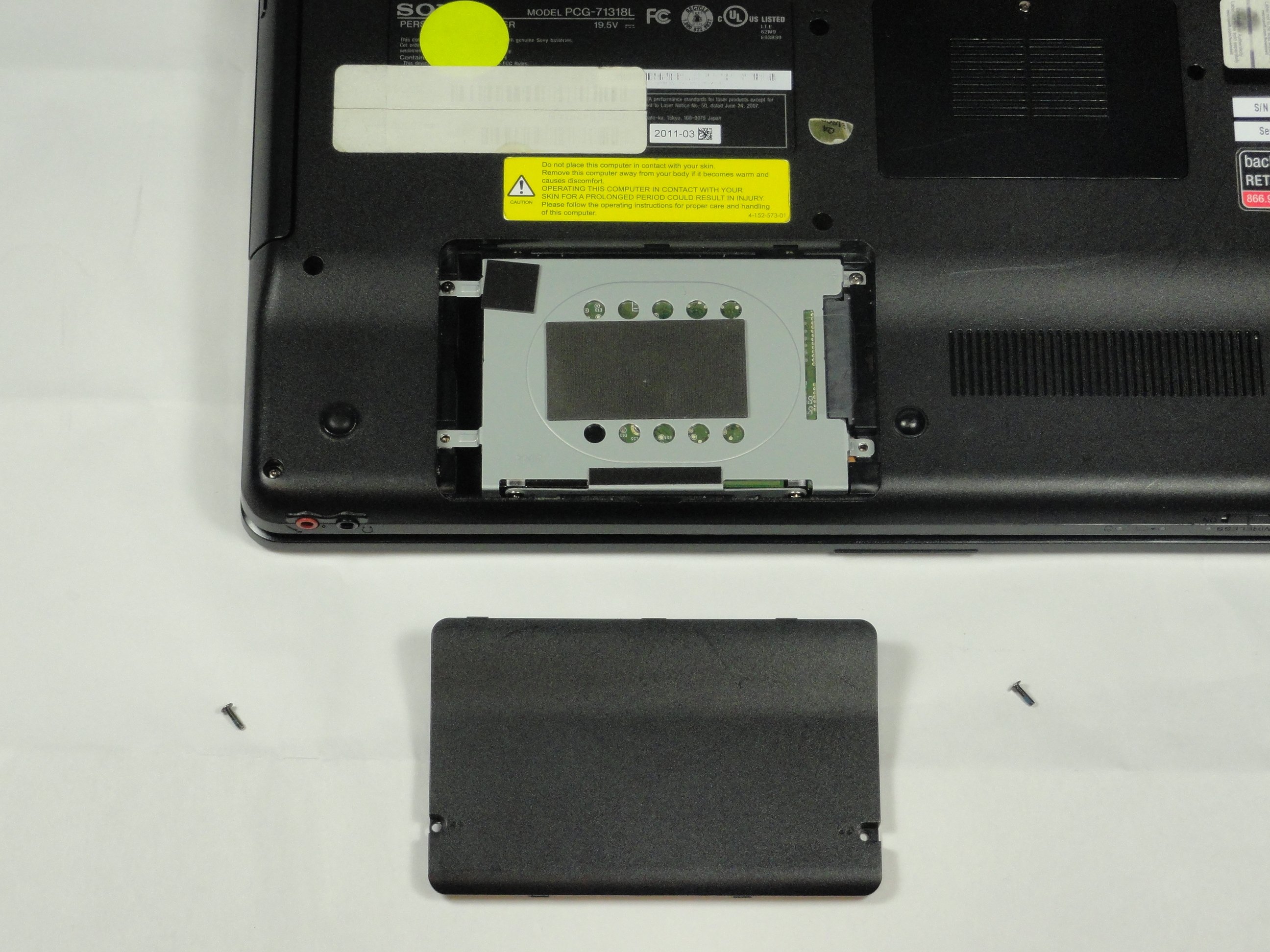 Sony VAIO VPCEB33FM Hard Drive Replacement iFixit Repair Guide