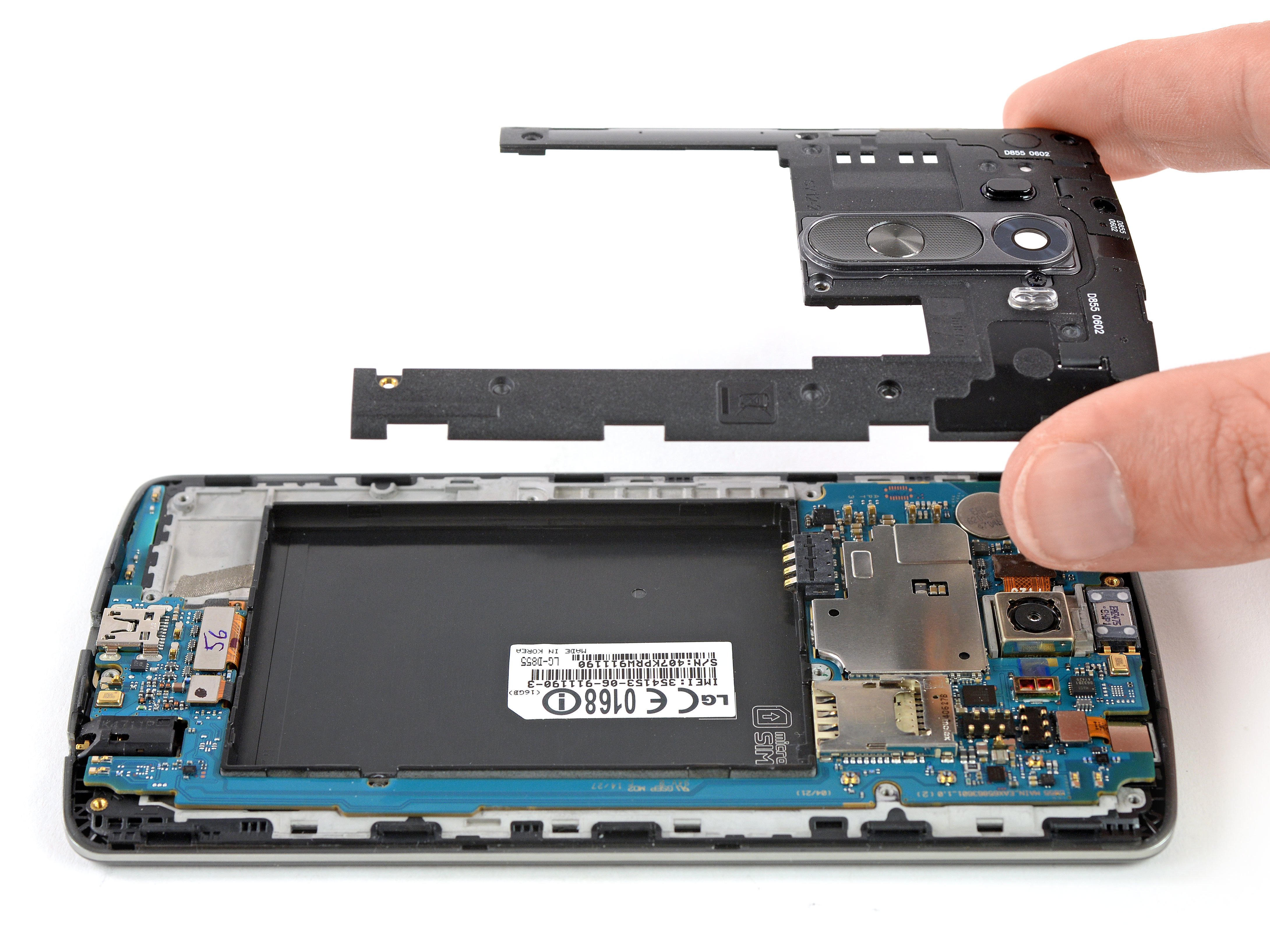 LG G3 Motherboard Cover Assembly Replacement iFixit Repair Guide
