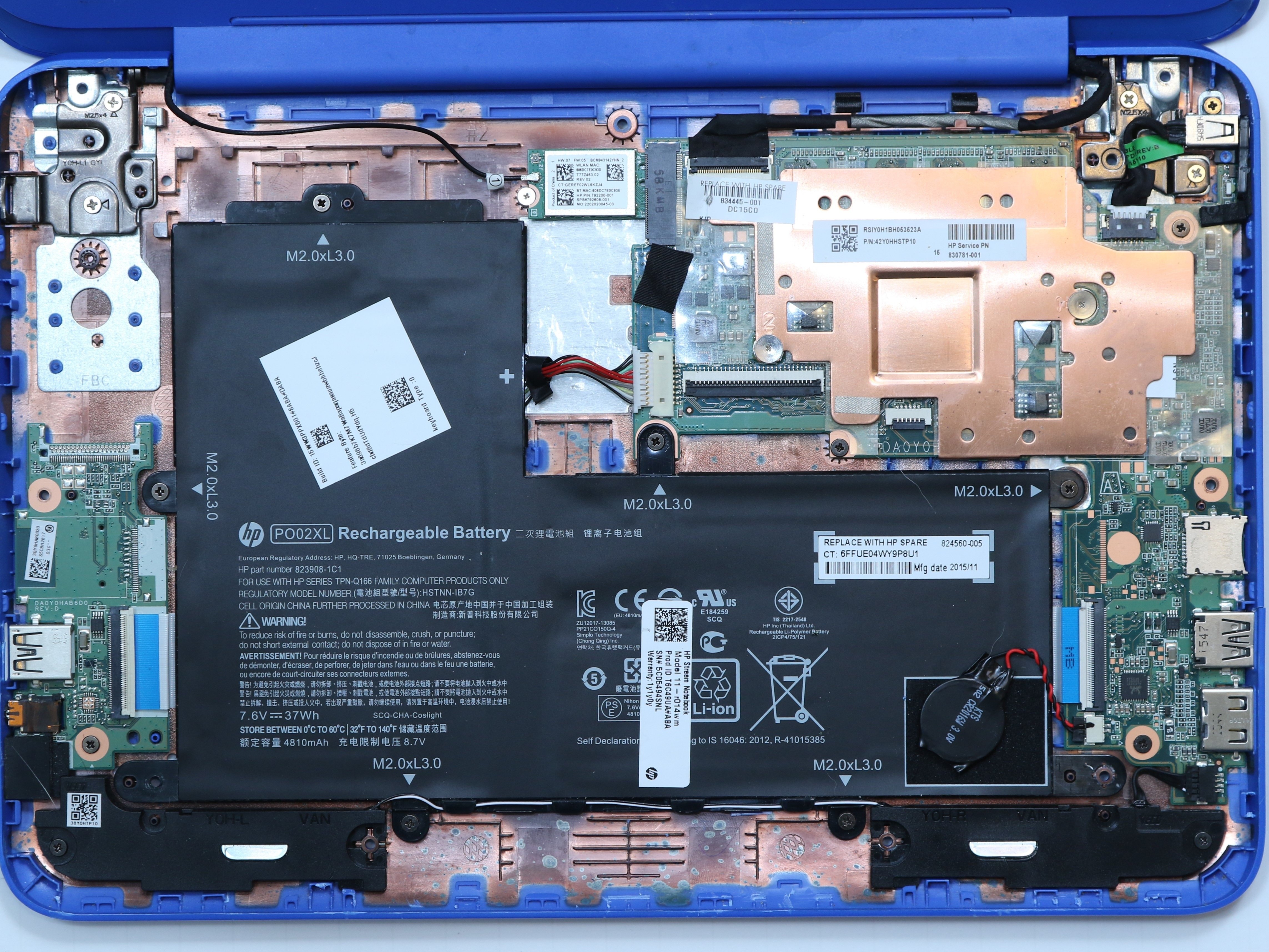 HP Stream 11-r014wm Battery Replacement - iFixit Repair Guide