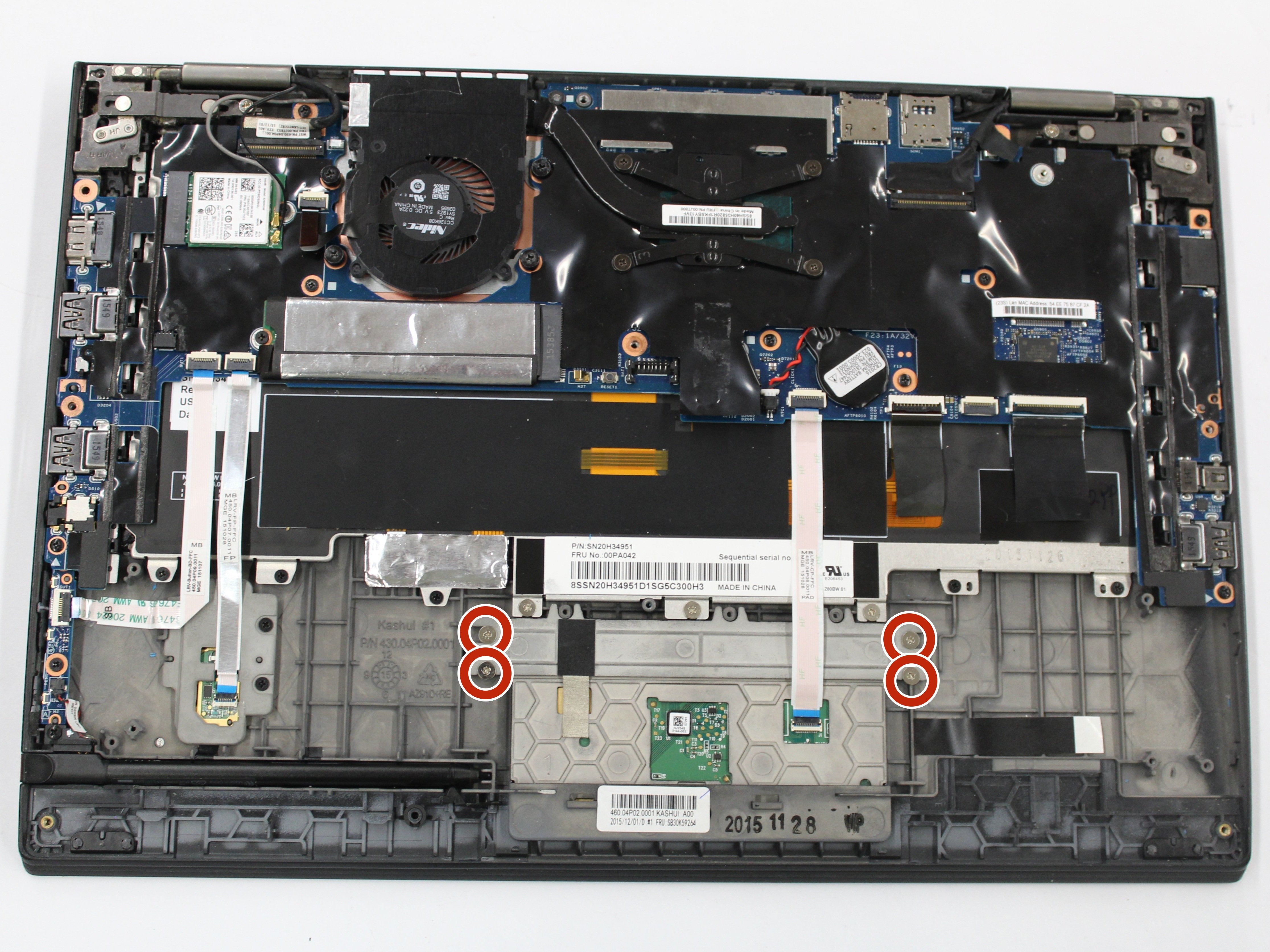 Lenovo ThinkPad X1 Yoga Trackpad Replacement iFixit Repair Guide