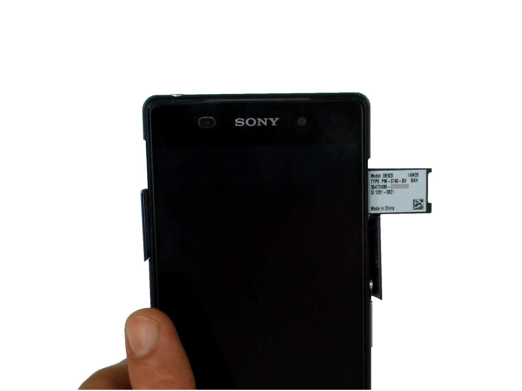 How to find Sony Xperia Z2 Model, Serial, Identification Number, IMEI