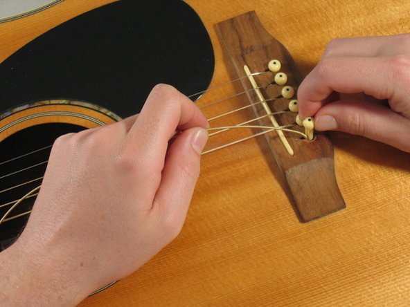 Guitar string self-repair