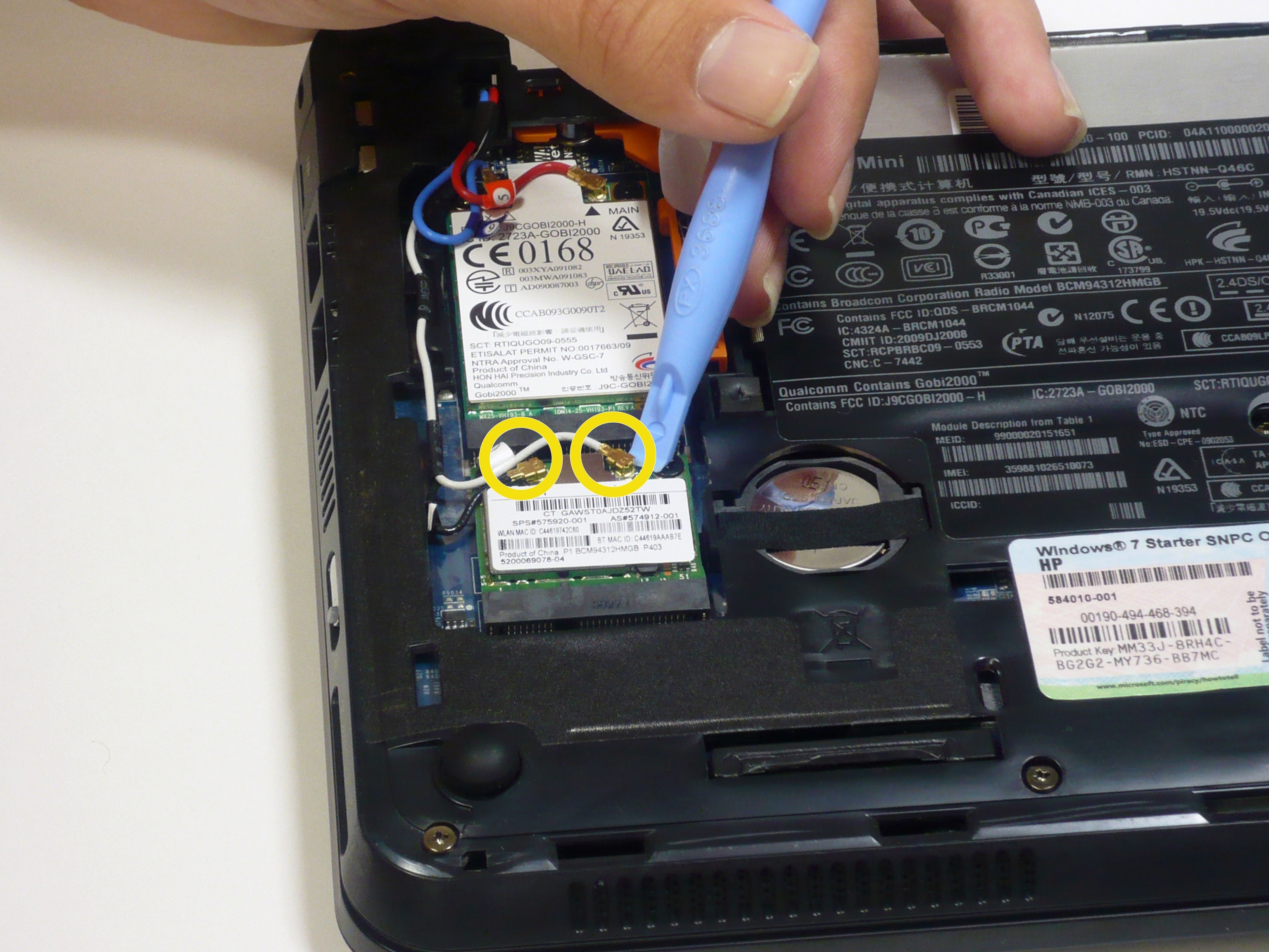 HP Mini 210 WiFi Card Replacement iFixit