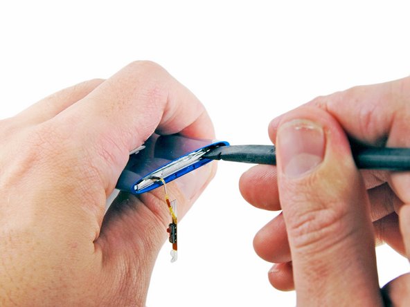 Image 1/1: Using gentle but steady force, push on the top of the LCD to slide the logic board assembly out of the bottom of the iPod.