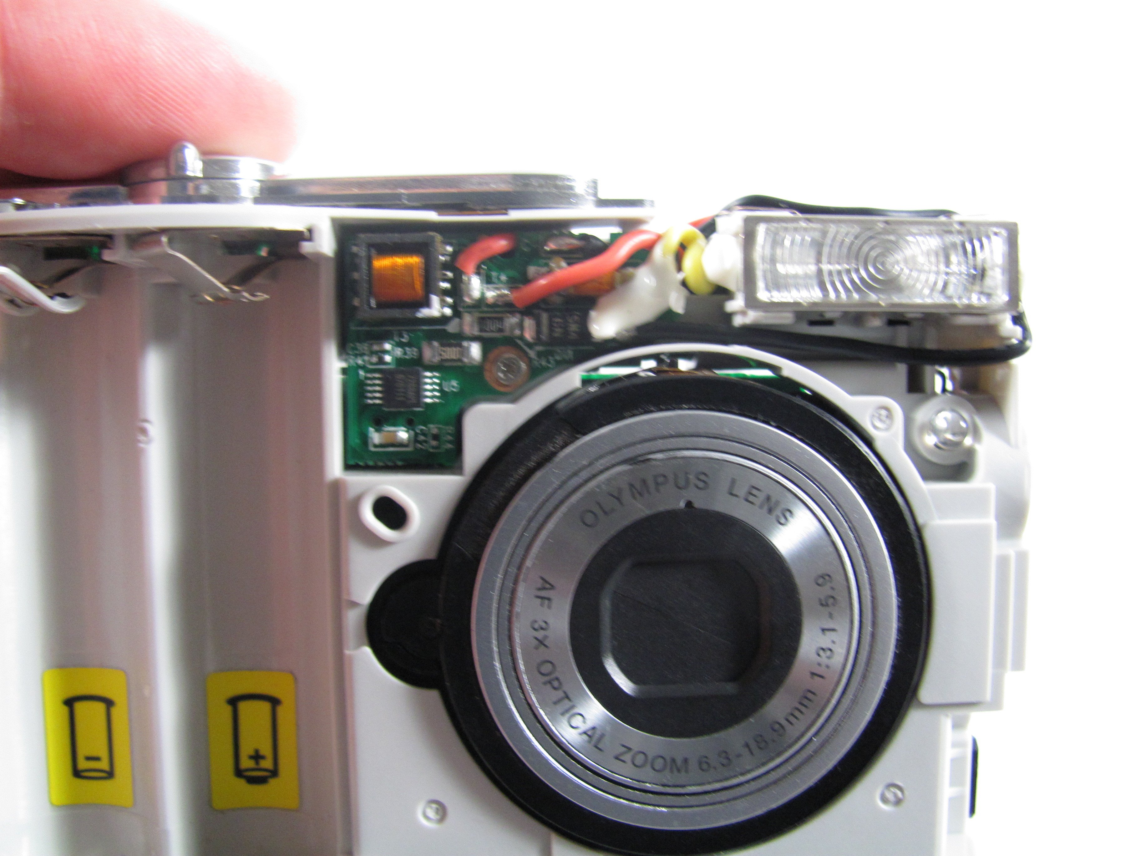 Removing Olympus FE210 Flash Assembly iFixit Repair Guide