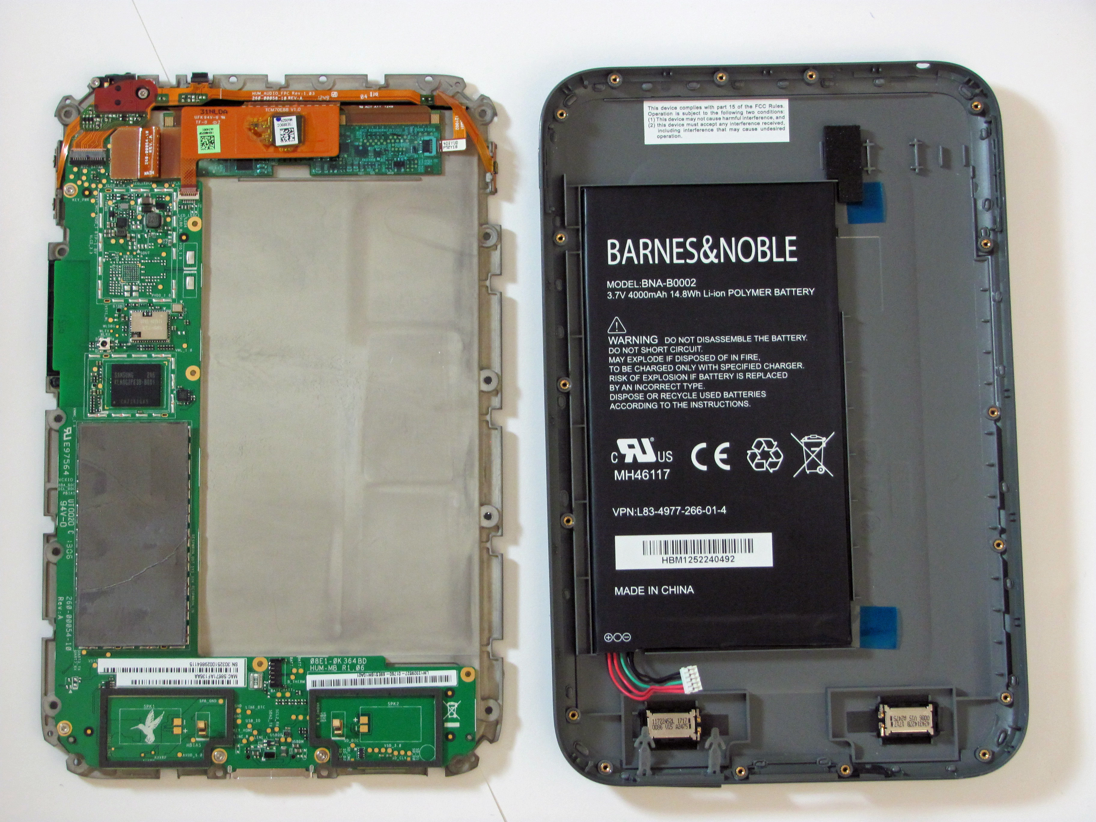 Nook HD Battery Replacement iFixit Repair Guide