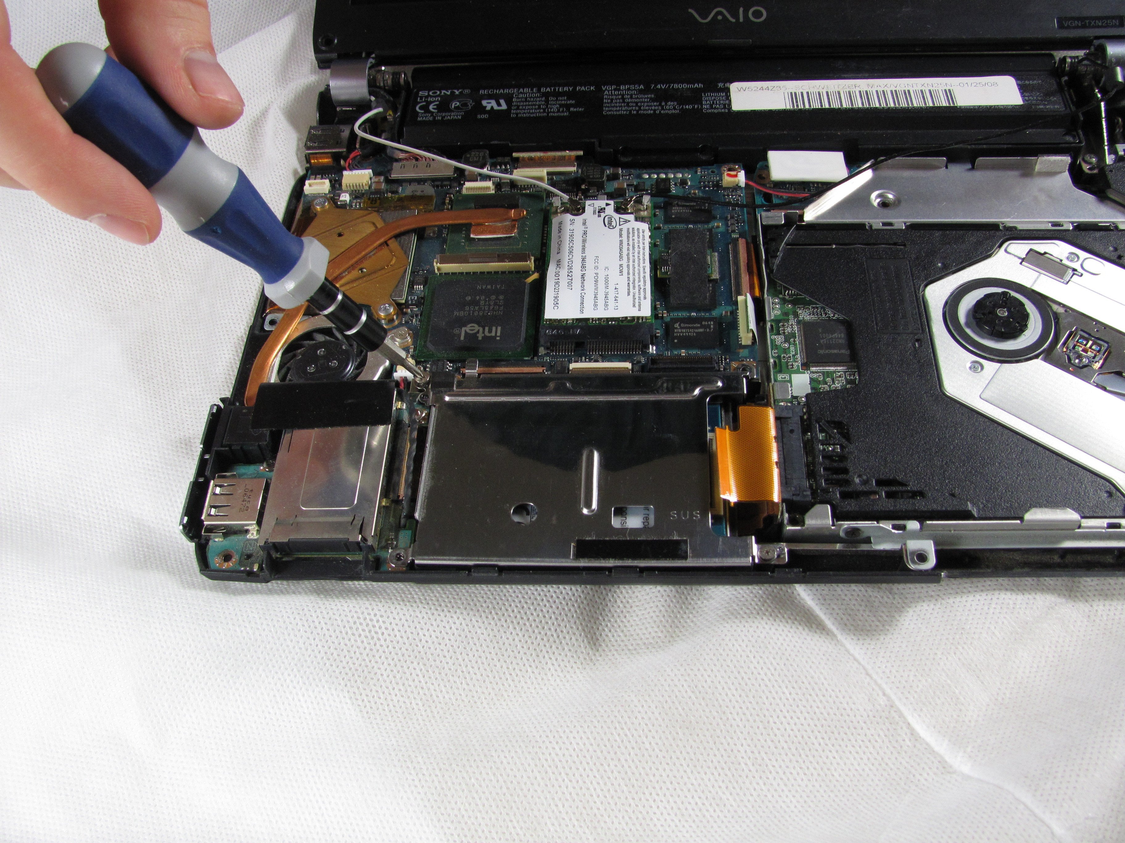 Sony Vaio PCG4K1L Hard Disk Drive Replacement iFixit Repair Guide