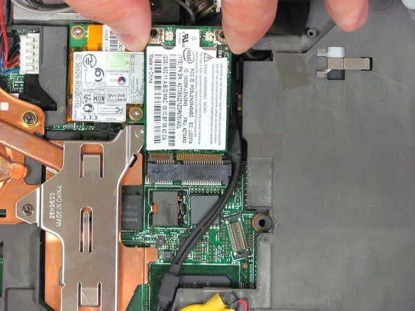 Image 1/1: The wireless card is now disconnected.