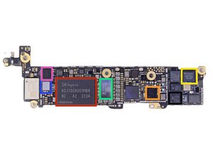 Iphone 5s Pcb Layout Board View - Circuit Boards