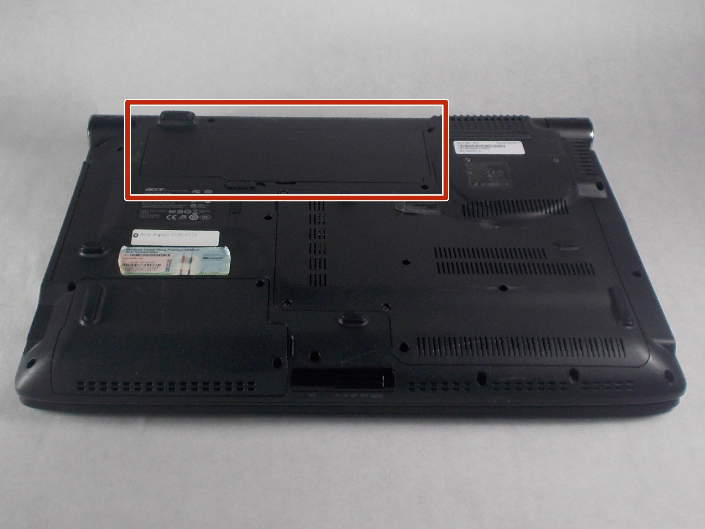 Acer Aspire 6530-6522 Battery Replacement