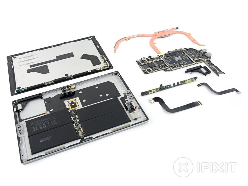 Microsoft Surface Pro 5 teardown