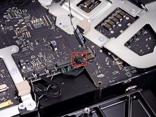 Image 1/2: If your fan is spinning full speed after completion, check this connection or the hard drive's thermal sensor cable.