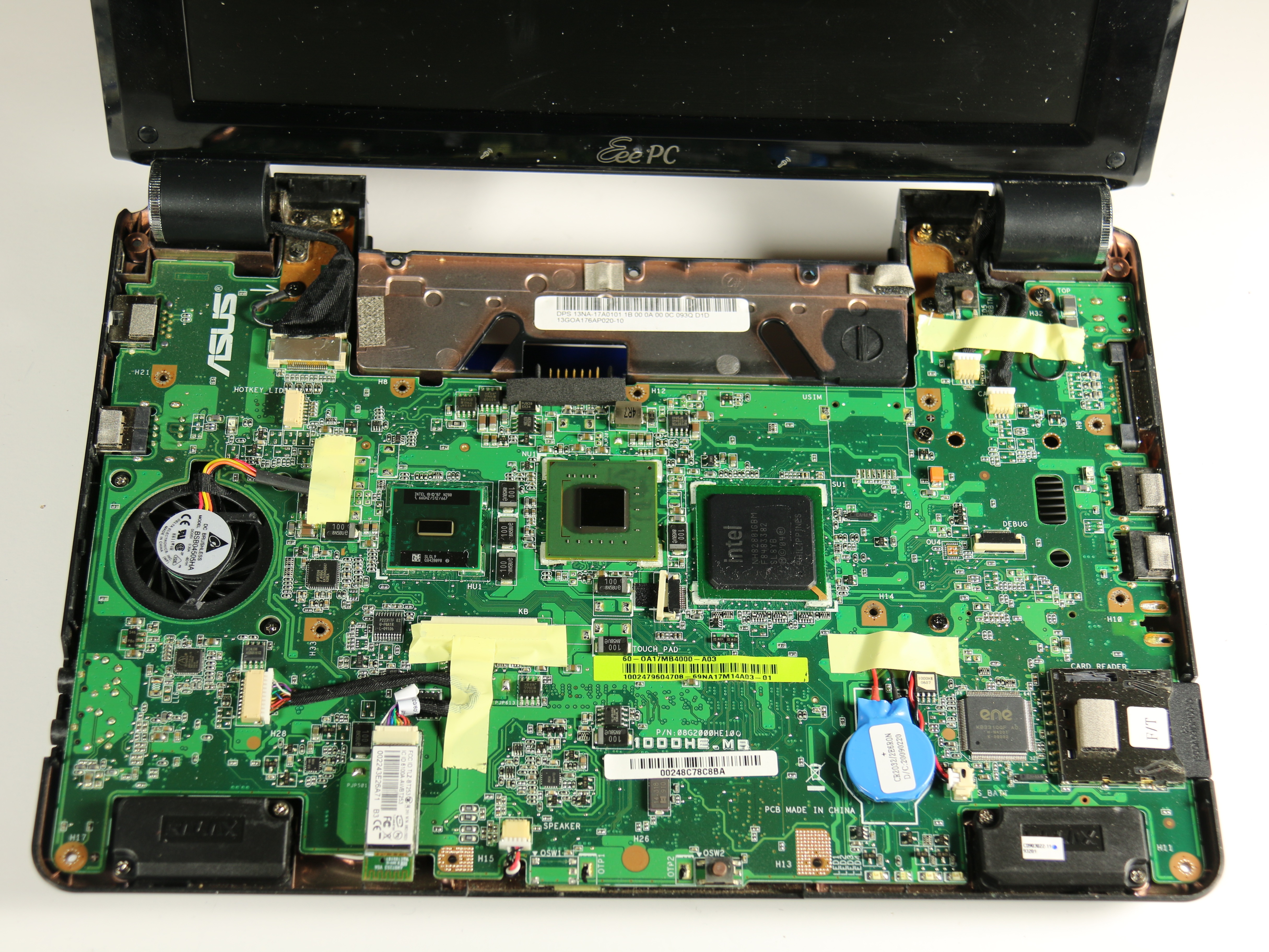 Asus Eee PC 1000HE Motherboard Replacement iFixit Repair Guide