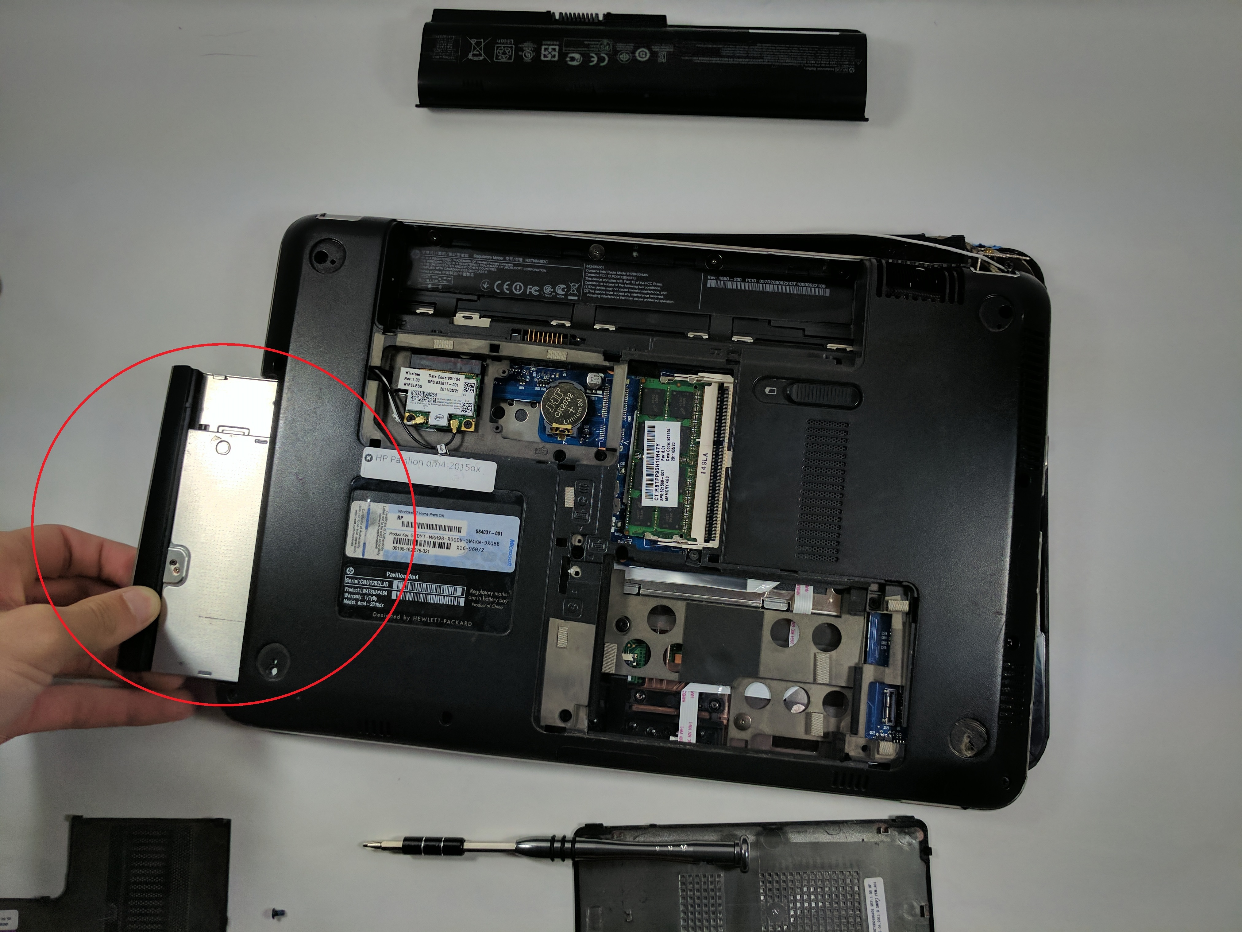 HP Pavilion dm42015dx CD Drive Replacement iFixit Repair Guide