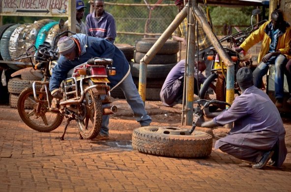 Auto repair shop in Kenya