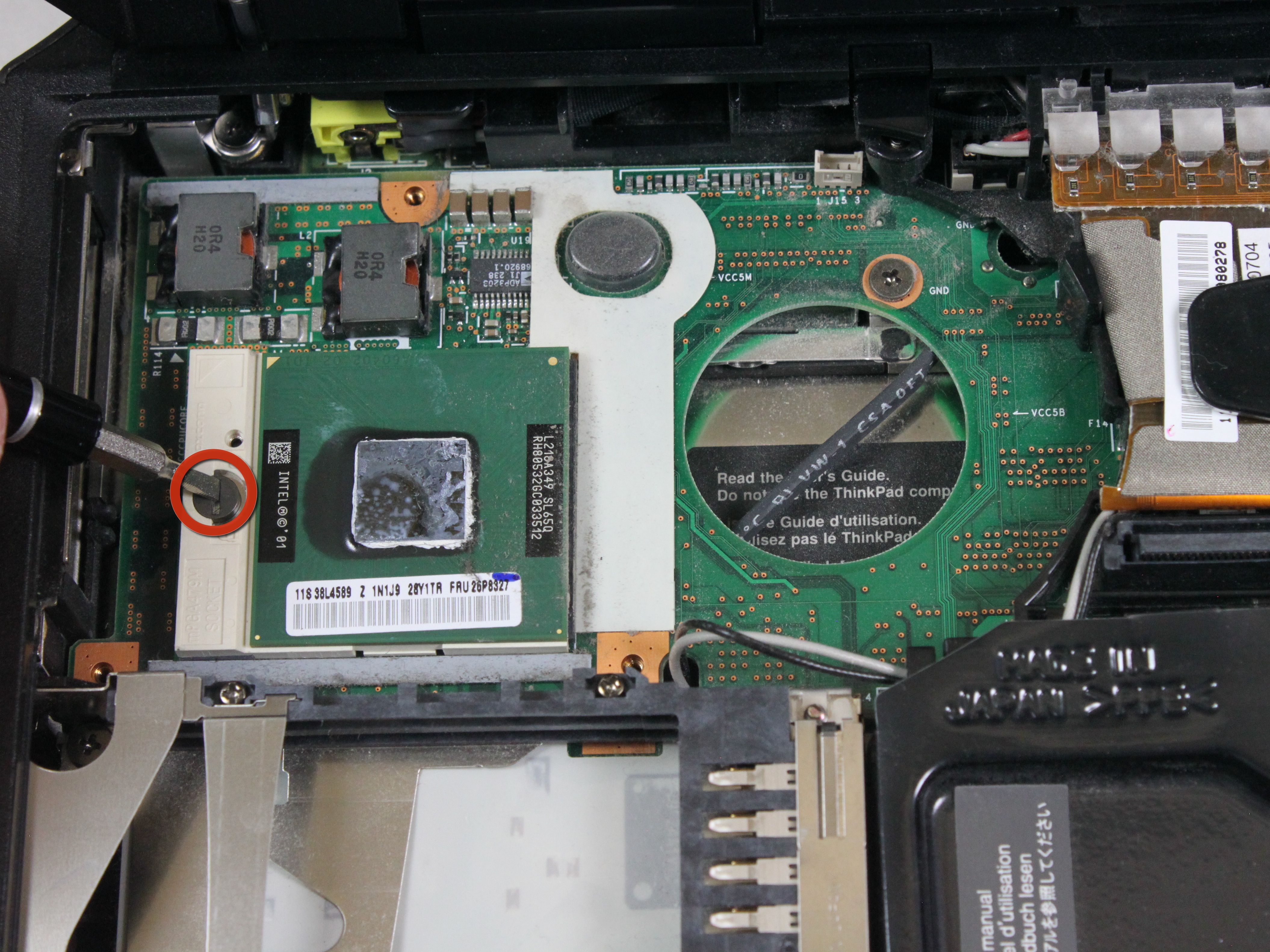 IBM ThinkPad T30 Processor Replacement iFixit Repair Guide