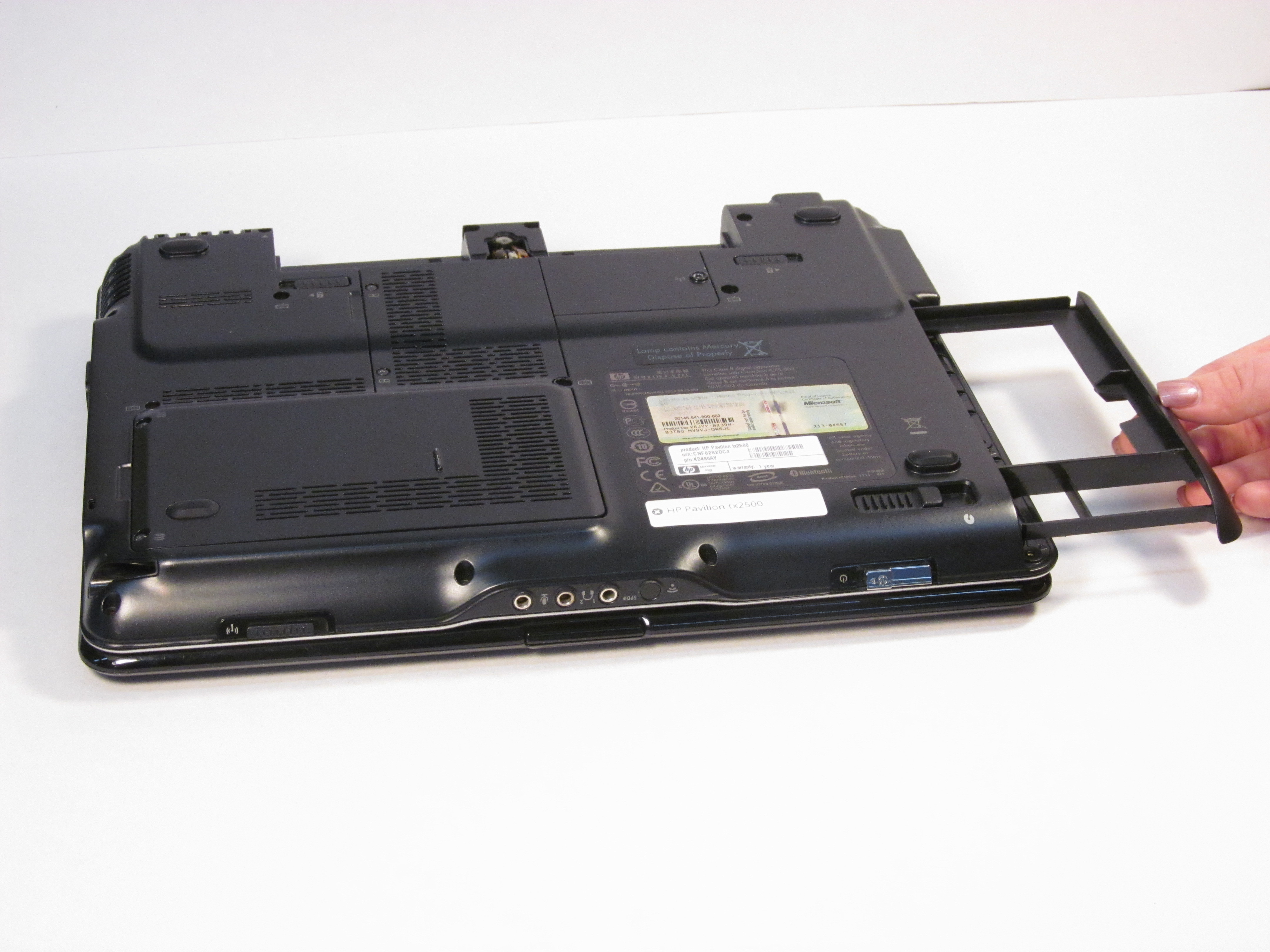 HP Pavilion tx2500 Optical Drive Replacement iFixit