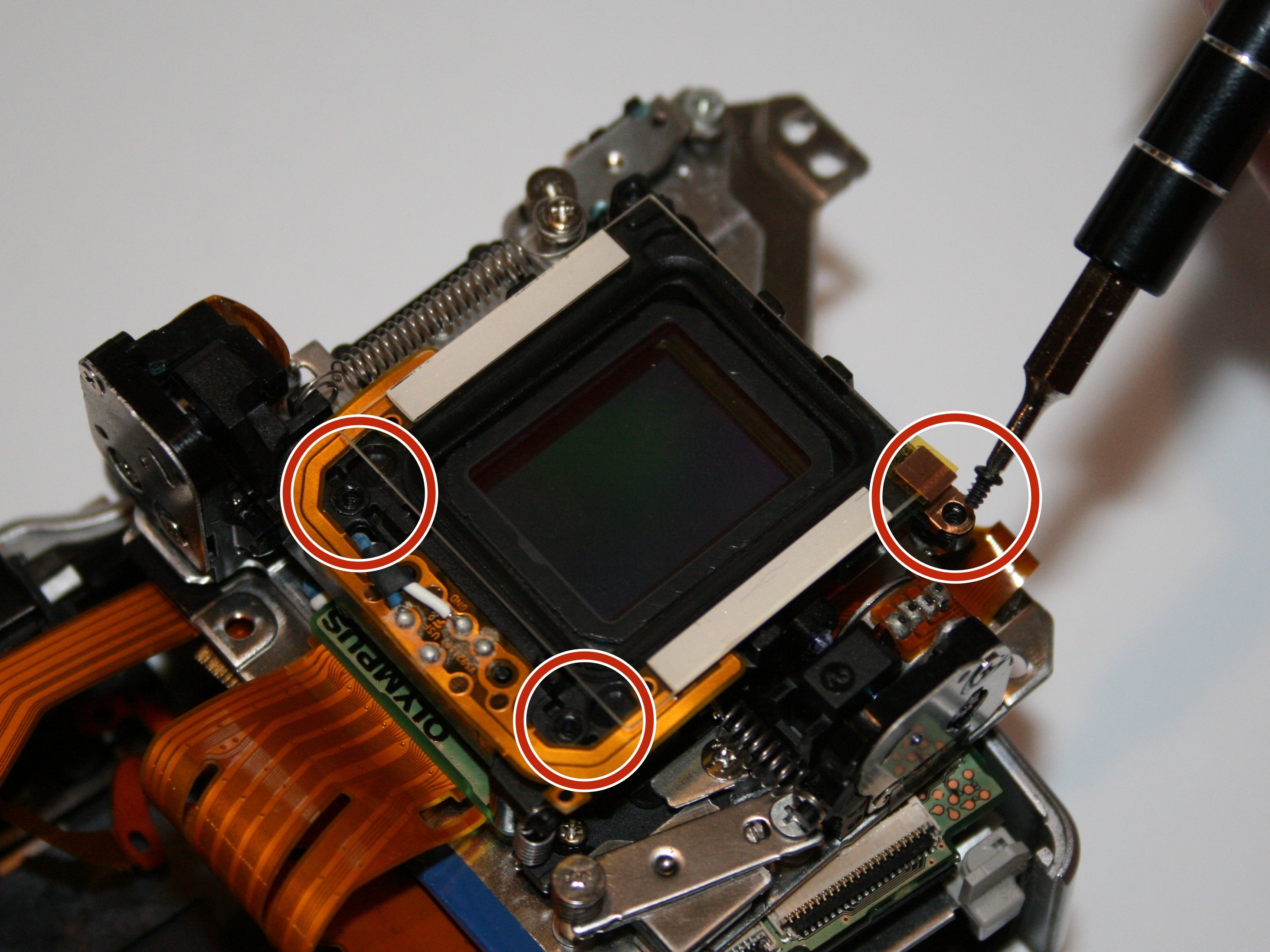 Olympus EPl1 Sensor Lens Replacement iFixit Repair Guide