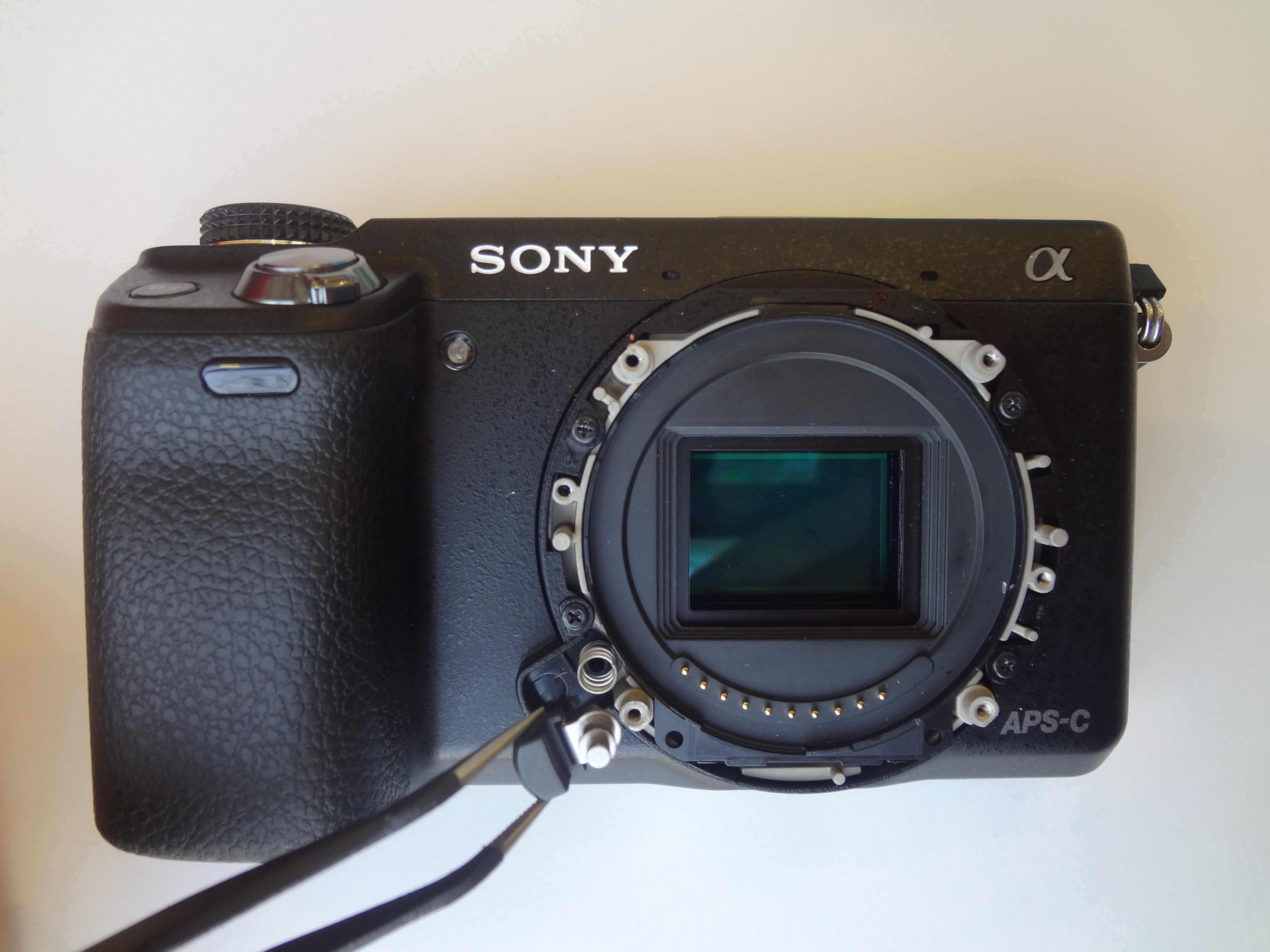 Sony Alpha NEX6 Lensrelease Button Replacement iFixit Repair Guide