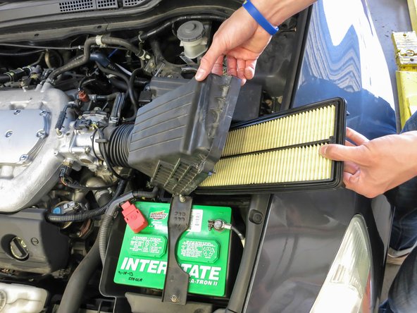 Car maintenance: changing the air filter