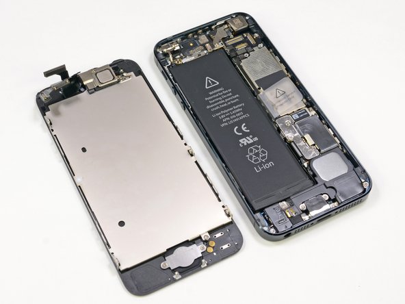 Inside of the iPhone 5 to check out its repairability