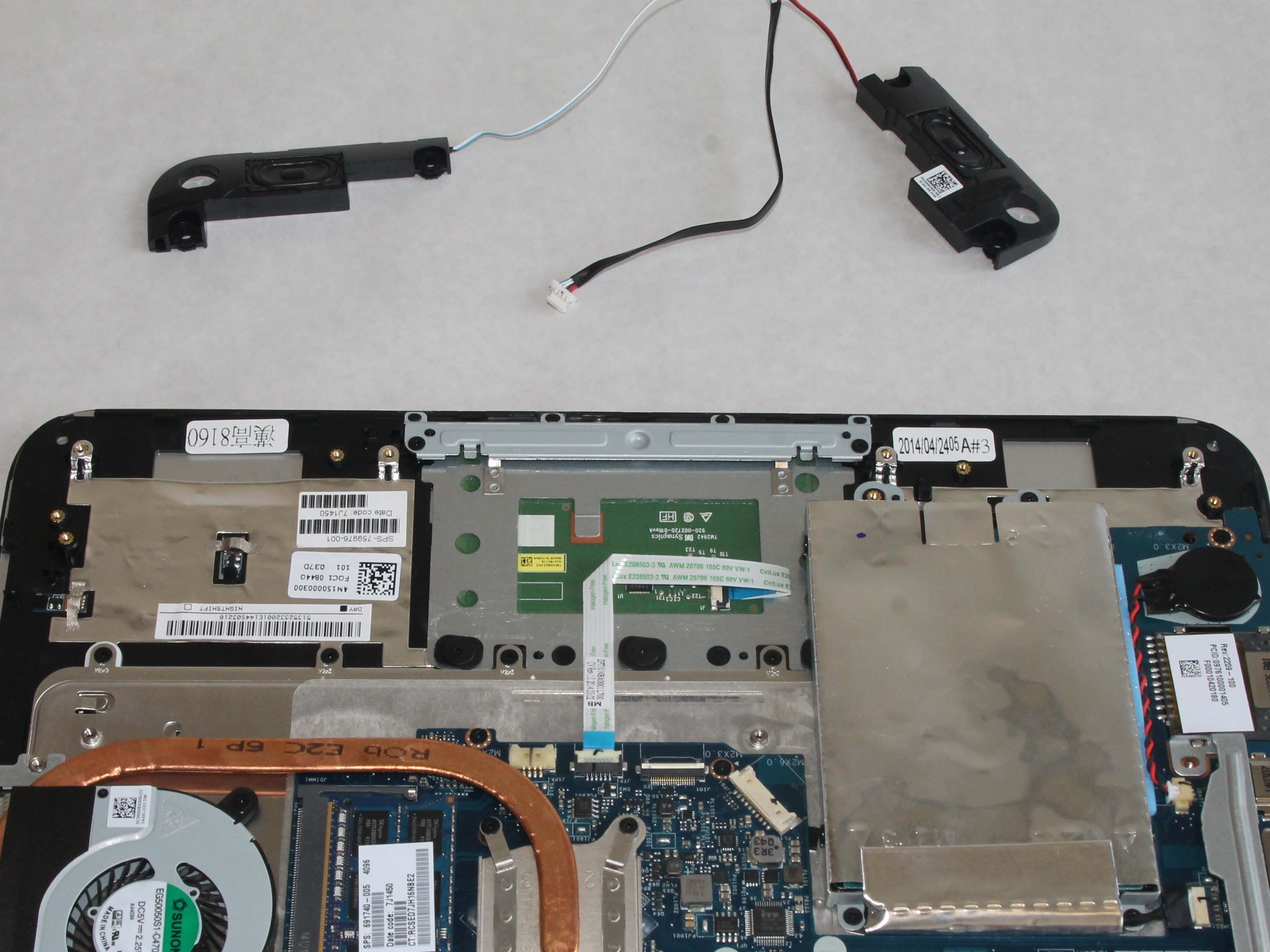 HP Pavilion 11 x360 Speakers Replacement iFixit Repair Guide
