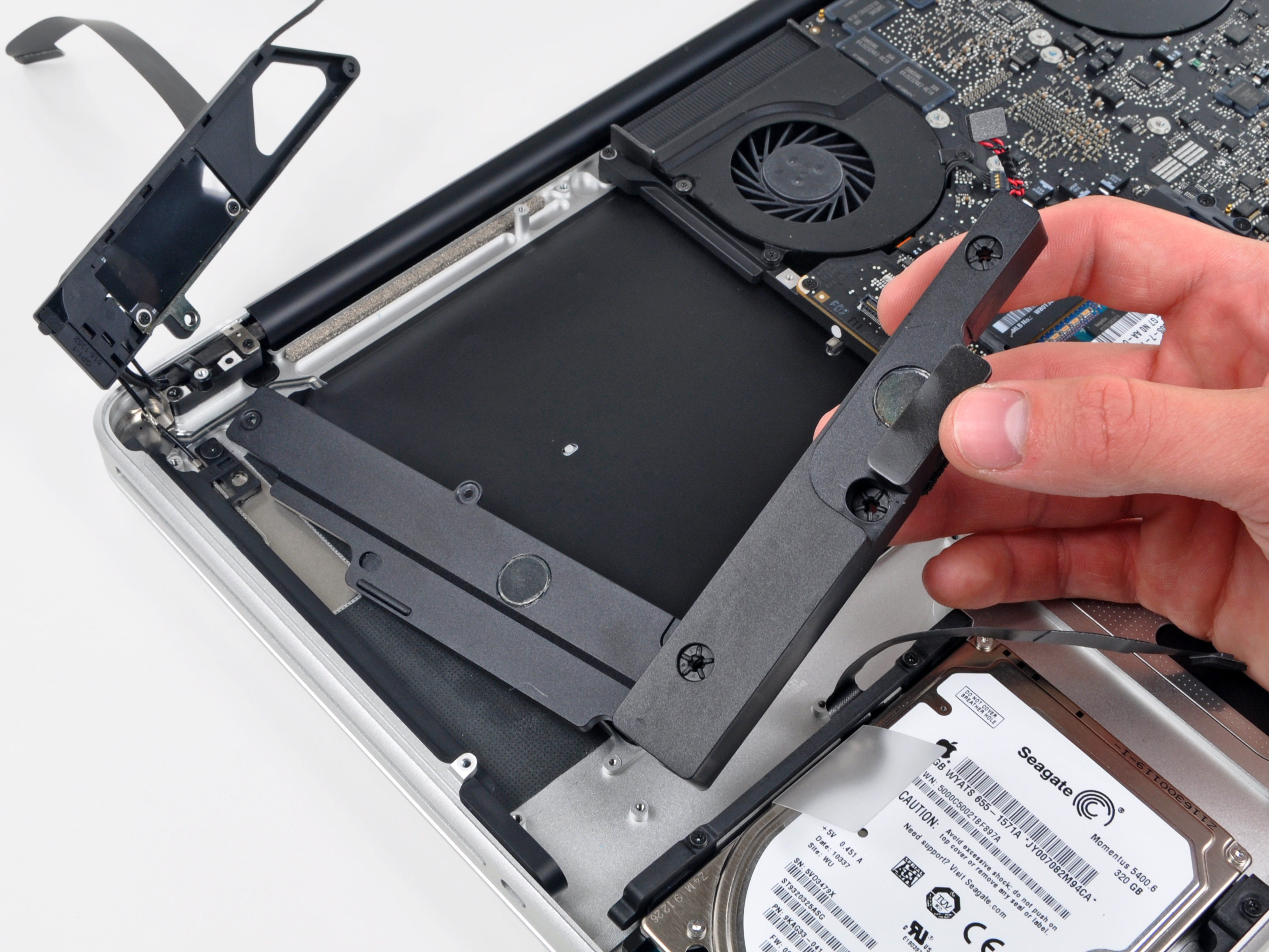 MacBook Pro 15" Unibody Mid 2010 Subwoofer & Right Speaker Replacement iFixit Repair Guide