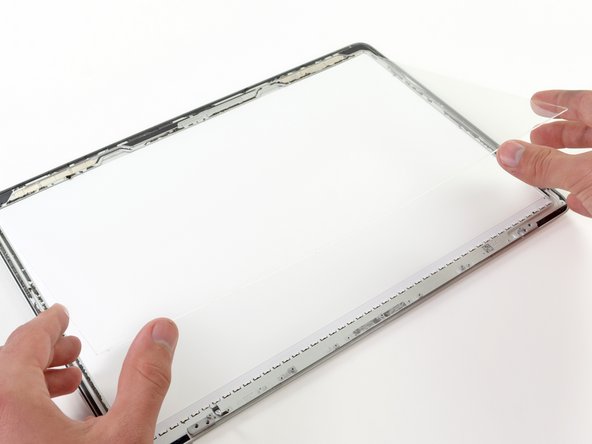 Image 2/3: Backlight bounces through the plate due to total internal reflection until it hits one of those tiny dots, which sends the light up and out of the front of the plate.