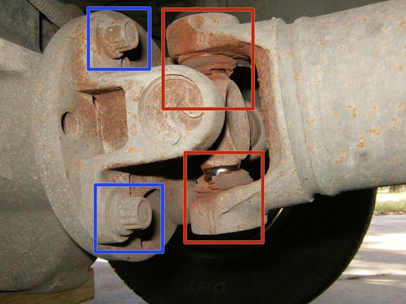 rear universal joint replacement