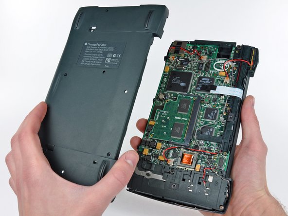 Removing the back cover from the Apple Tablet